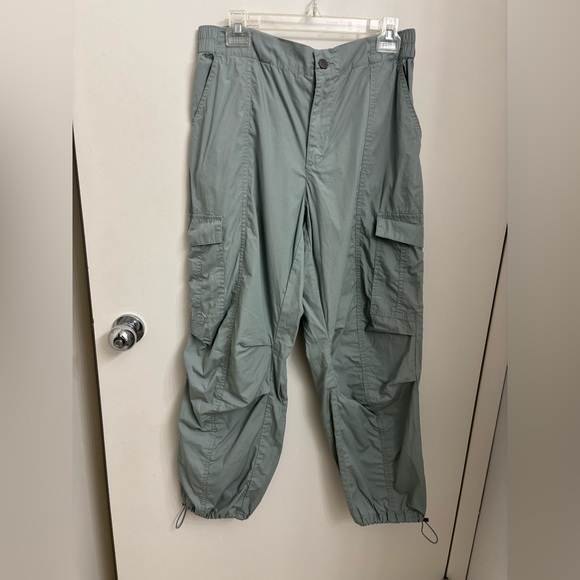 Peace Love World cargo/utility pants with bungee cords - Picture 1 of 8